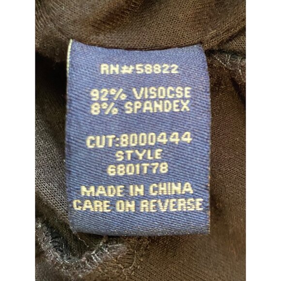 Max Edition Black Sleeveless Blouse Women’s XL Draped Pleated Front Relaxed Fit - Picture 4 of 12